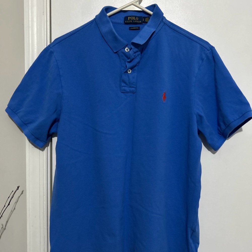 Ralph Lauren Men's Vibrant Blue Polo Shirt